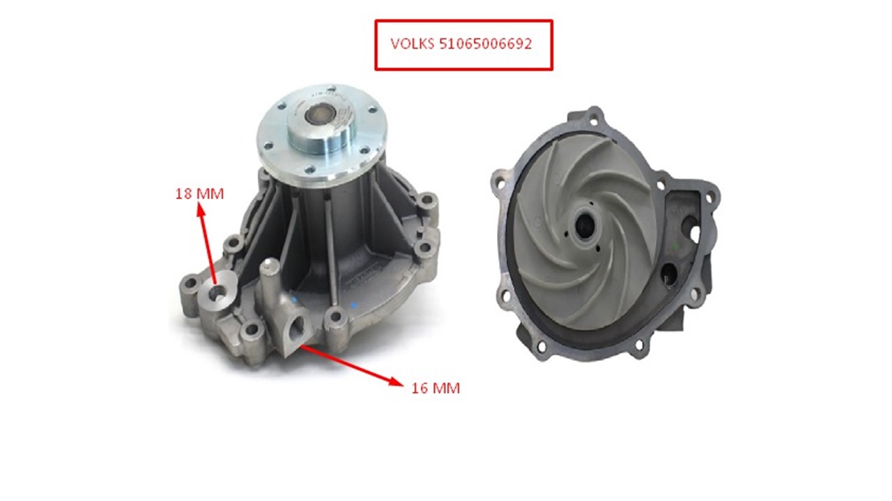 BOMBA AGUA 19.290  MOTOR MANN (LUMACA - TUASA)