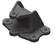 SOPORTE BALLESTA TRAS DER ATRAS VOLKSWAGEN 17.210