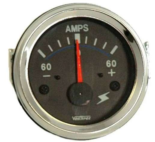 RELOJ AMPERIMETRO 24V VOLKS 16.210