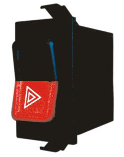 INTERRUPTOR LUZ EMERGENCIA VOLKSWAGEN 16.210 / OF1721