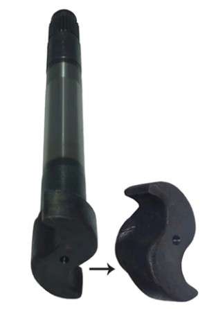 EJE ZAPATA TRASERA  DER VOLKSWAGEN 17.210