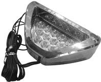 TERCERA LUZ STOP FORMULA 1 12 LED ROJO CROMO