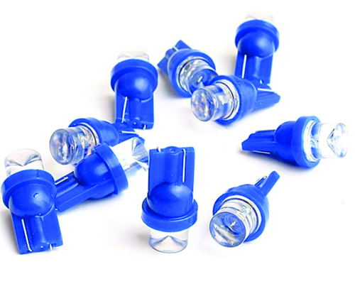 BOMBILLO MUELA REDONDO LED TIPO 158 AZUL