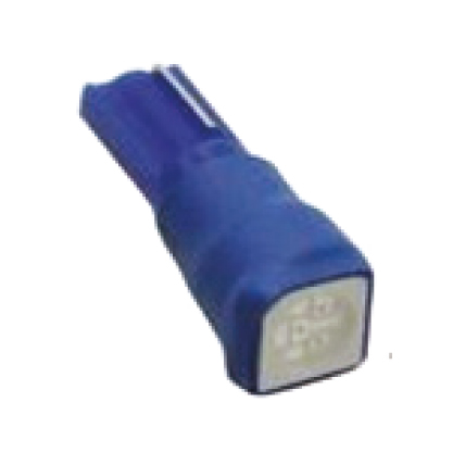 BOMBILLO T5 1 LED GRANO ARROZ AZUL