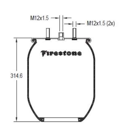 BOLSA AIRE CON TAPA DELANTERA - TRASERA 17.230 OD EURO V 2012