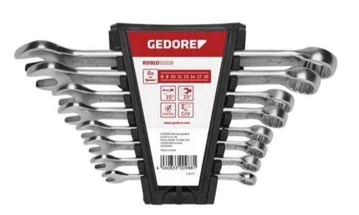 JUEGO LLAVE COMBINADA 8-19MM 8PZS