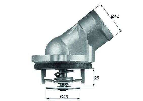 TAPA TERMOSTATO 87 °C M112  W203 W210 W211 W163 W463
