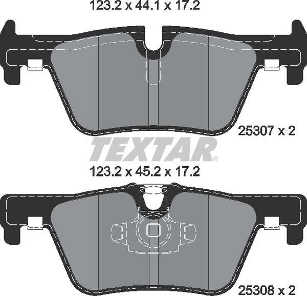 JGO FIBRAS FRENO TRASERO 1 F20 2 F22 F23 F30 F31 