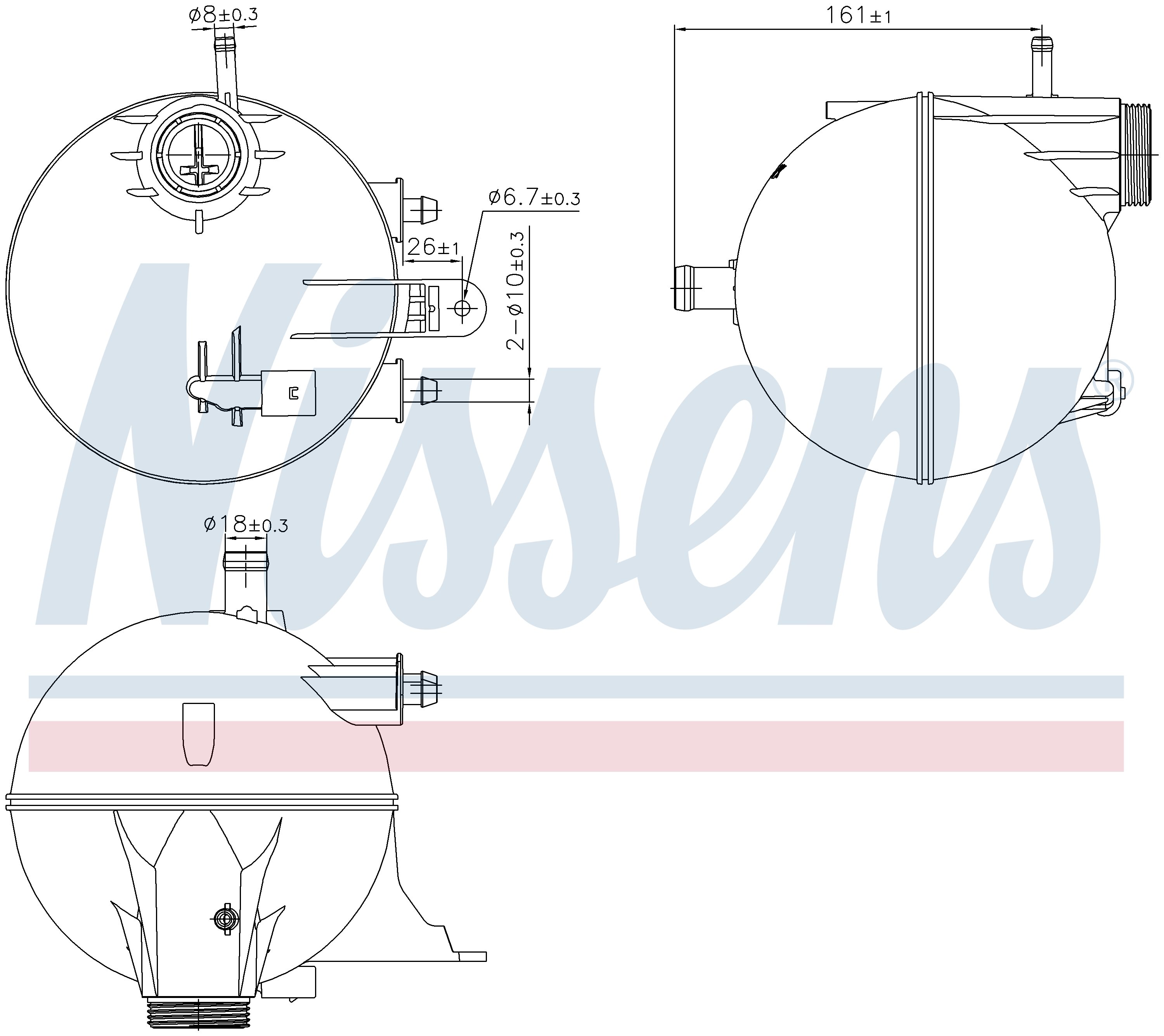 DEPOSITO COMPENSACION W245 B 200 TURBO
