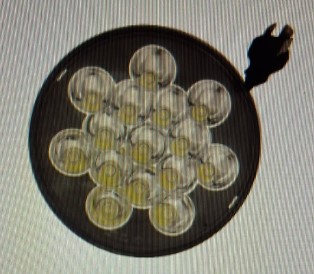 HALOGENO REDONDO 7" 15LED 9-32V ALTA /BAJO
