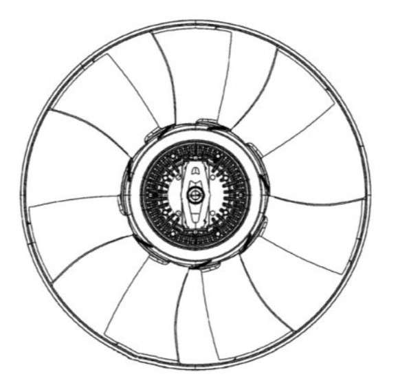 ABANICO HIDRODINAMICO SPRINTER OM611 MAHLE