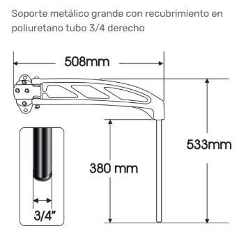 SOPORTE ESPEJO 2-137 DERECHO