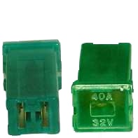 FUSIBLE HEMBRA MINI 40A 32V VERDE