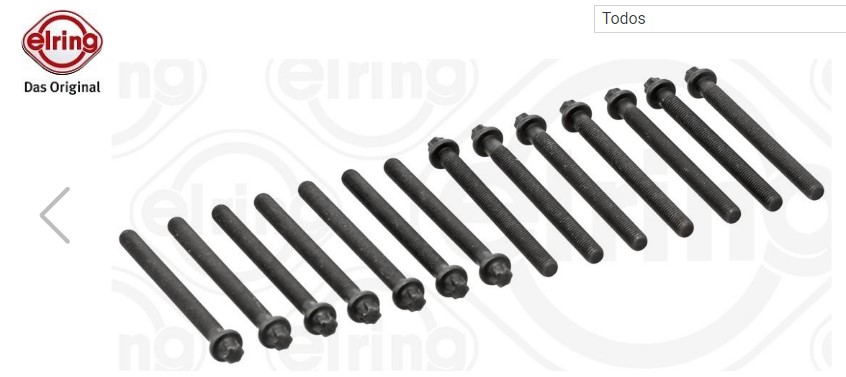 JGO TORNILLOS CABEZOTE M52 M54
