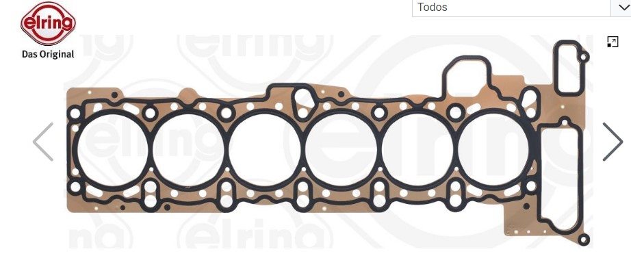 EMPAQUE CABEZOTE M52 M54 0.95MM 5 MM