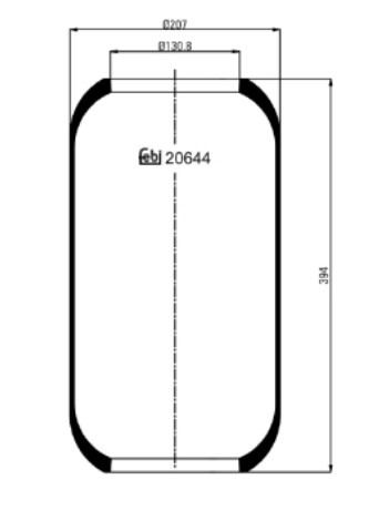BOLSA AIRE DEL/TRAS O370/371/400/500 M/R VOLVO B10M FEBI