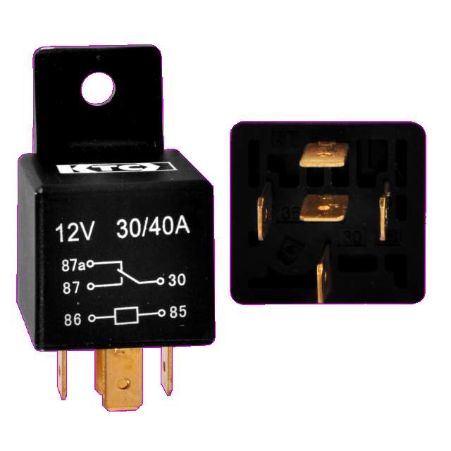 RELE 5 PAT 12V 87 30/40A UNIVERSAL LUCES ARRANQUE
