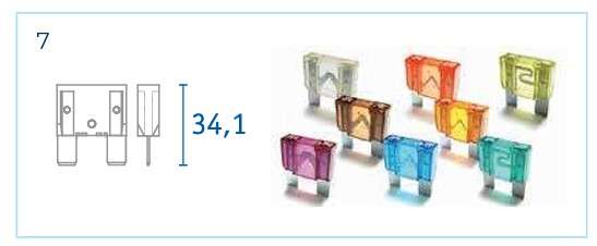 MAXI FUSIBLE 30A 32V 34.1MM SI217 VERDE