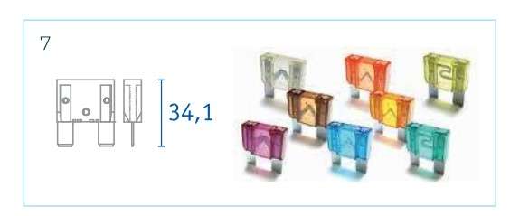 MAXI FUSIBLE 80A 32V 34.1MM SI217 AMARILLO TRANSP