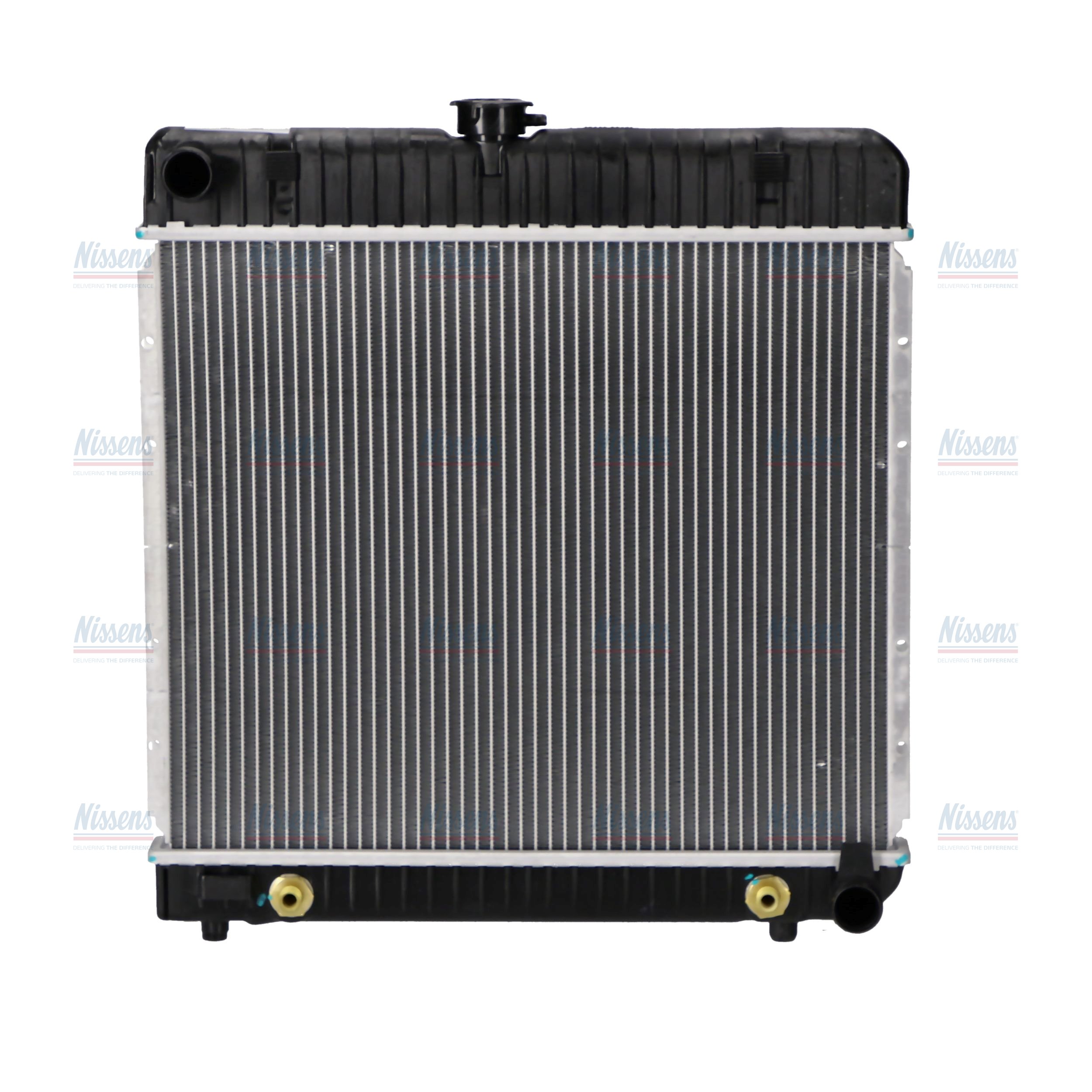 RADIADOR AGUA MOTOR CON A/C A/T  W123 240D 415 X 494 X 32