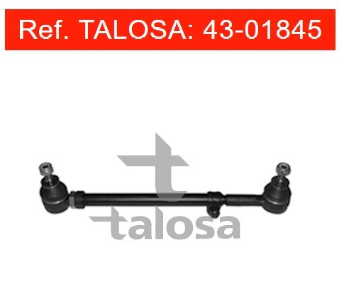 BARRA DIRECCION LATERAL IZQ DCH W124 