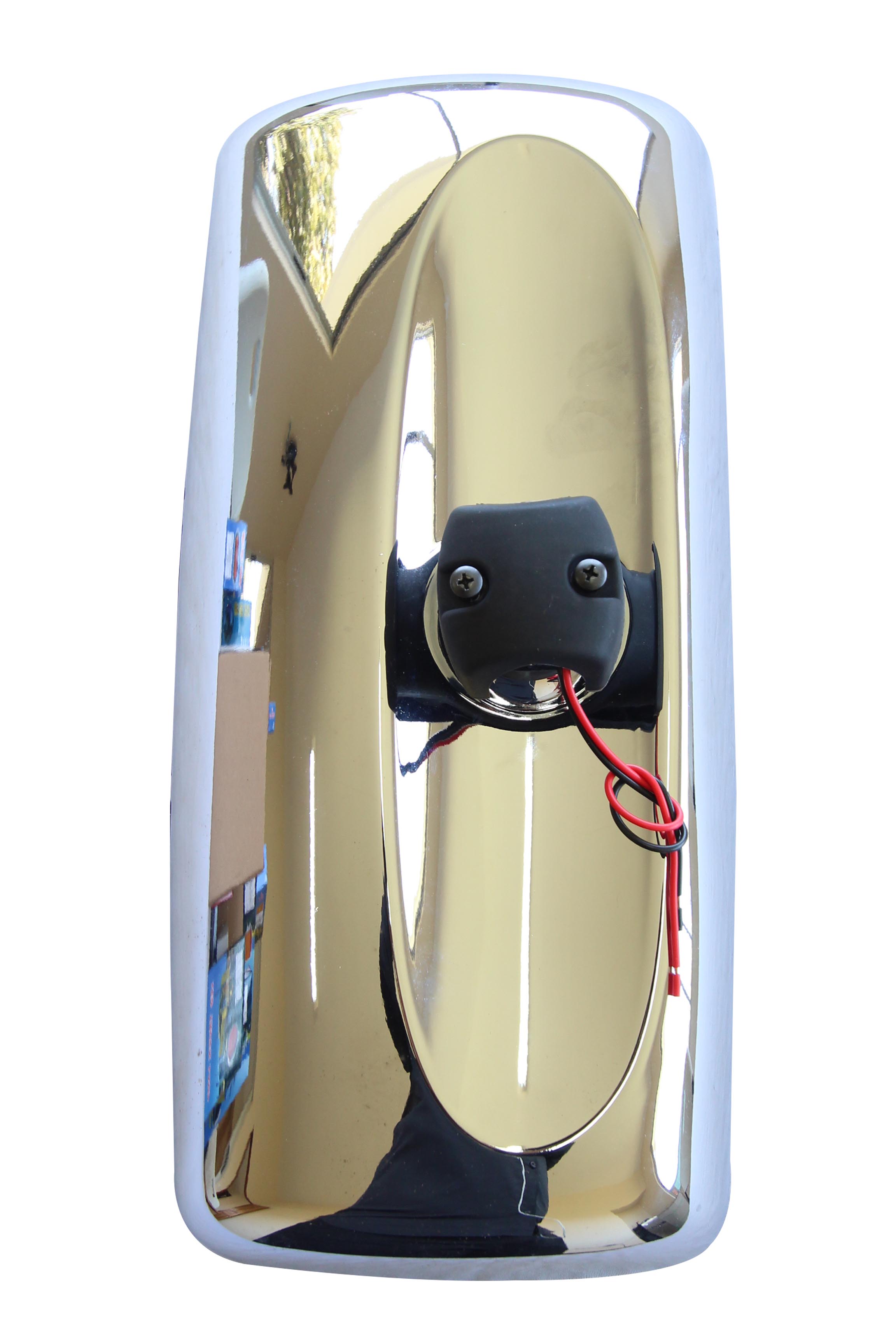 ESPEJO RETROVISOR CROMADO M2 C/CALEFACCION GRANDE