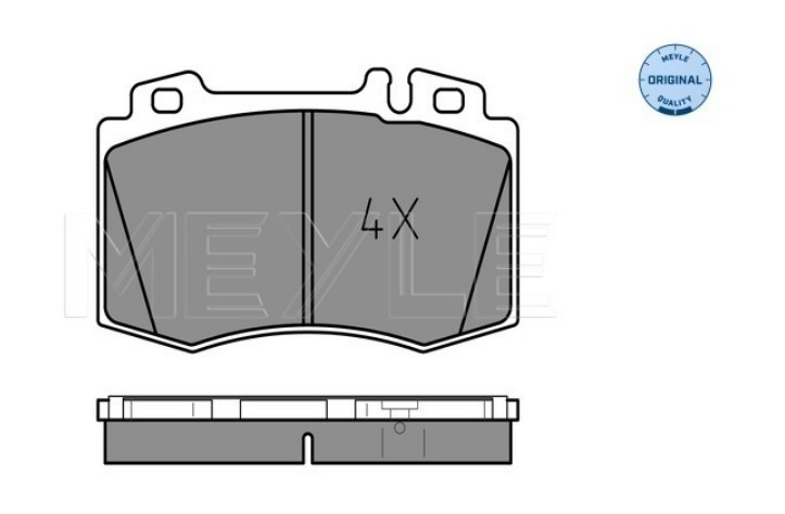 JGO FIBRAS FRENO DELANTERO W163 (LOS ML) / W220