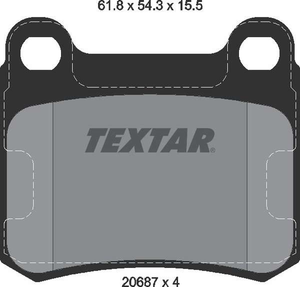 JGO FIBRAS FRENO TRASERO W124 W201