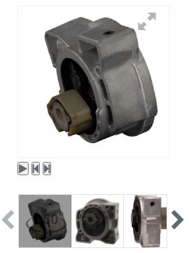 SOPORTE MOTOR TRASERO IZQ W169 CLASE A OM640