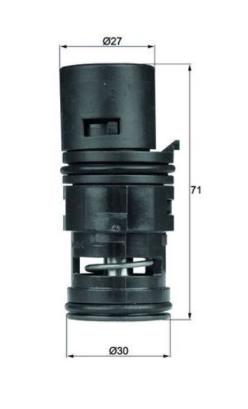 TERMOSTATO ENFRIADOR ACEITE 80 °C E46
