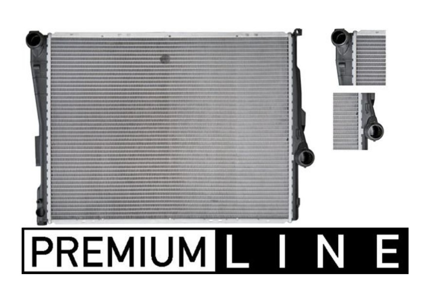 RADIADOR AGUA MOTOR CON A/C E46 M/T A/T PREMIUM LINE MAHLE