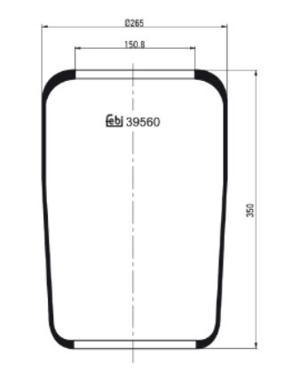 BOLSA AIRE DELANTERA HIGER BUS / BLK FEBI