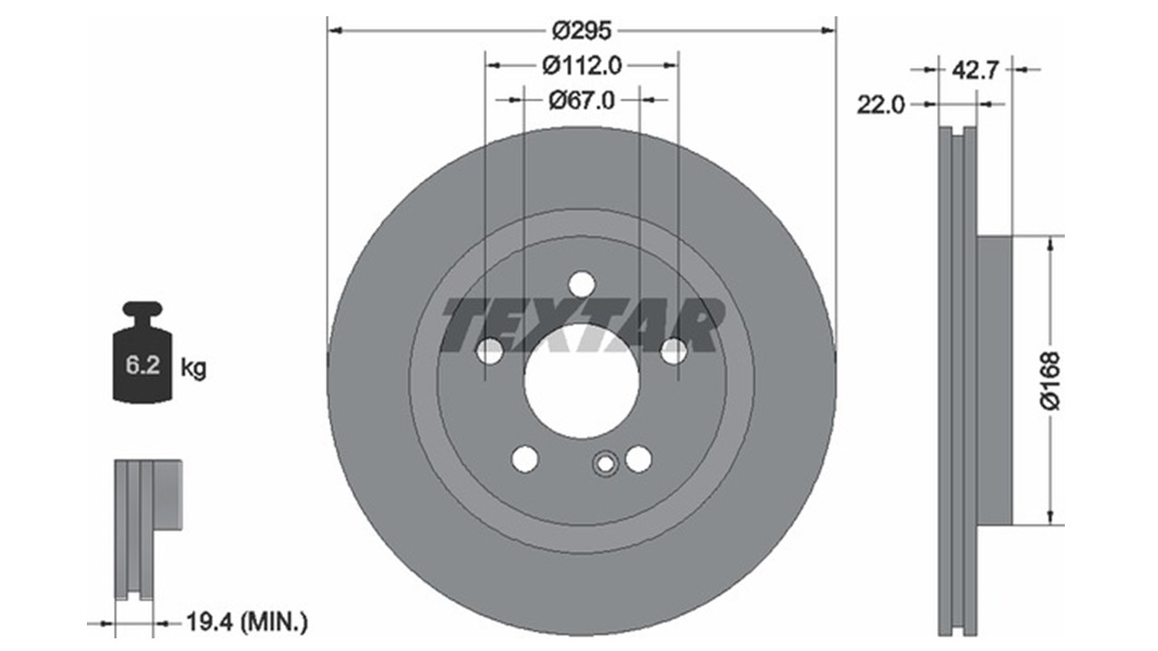 DISCO FRENOS TRASERO X156 GLA 250