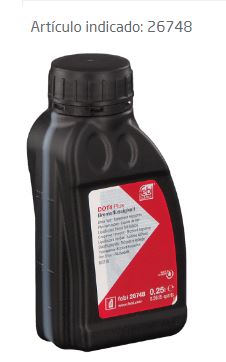 LIQUIDO FRENOS DOT4 250ML FEBI PLUS