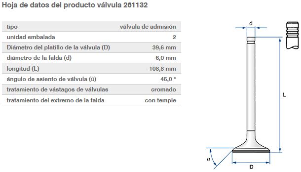 VALVULA ADMISION M272.9