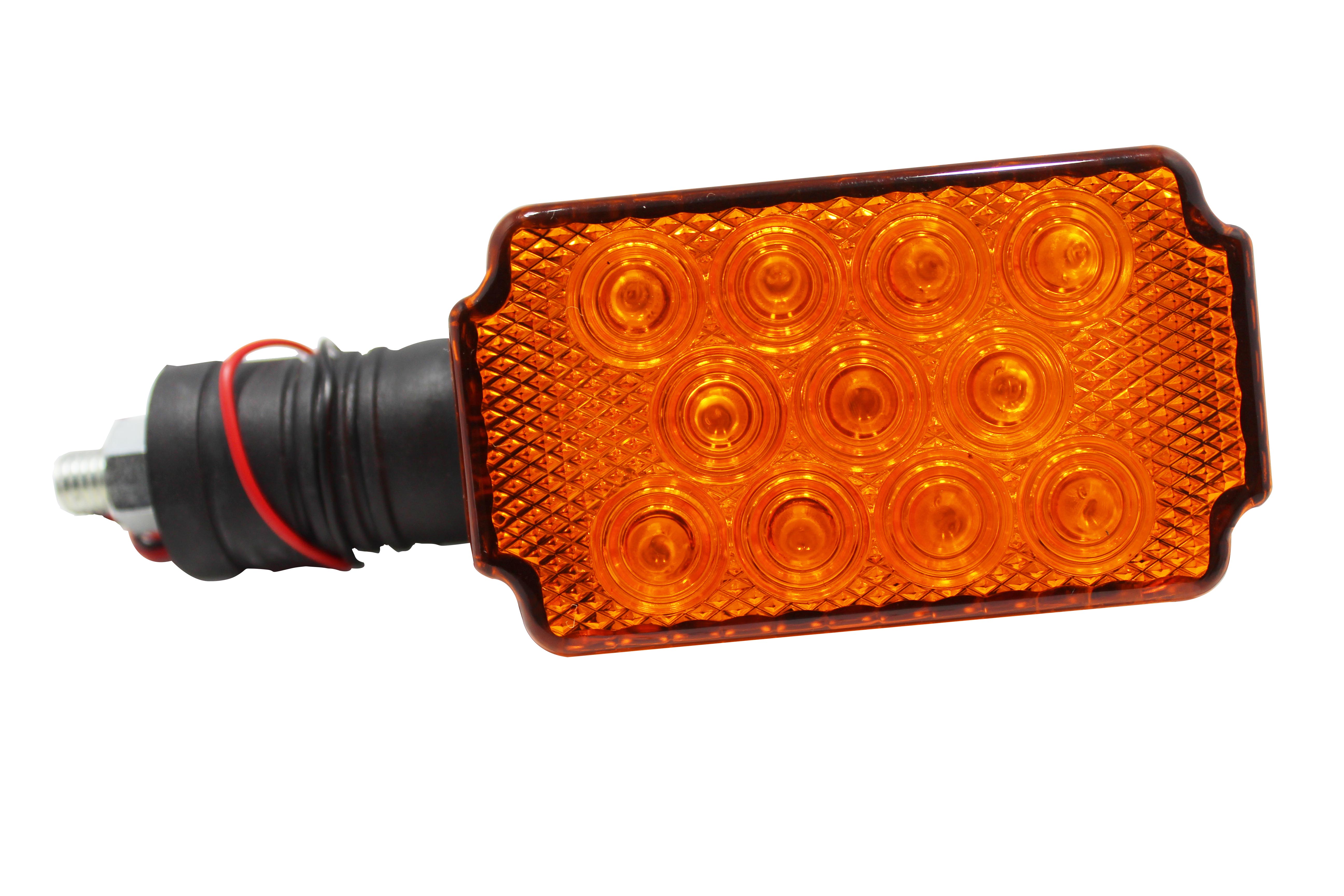 DIREC UNIVERSAL 11 LED LENTE AMBAR 6V
