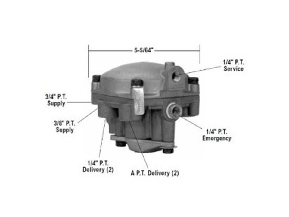 VALVULA RELE RE-6 (P3614) PARA CARRETAS