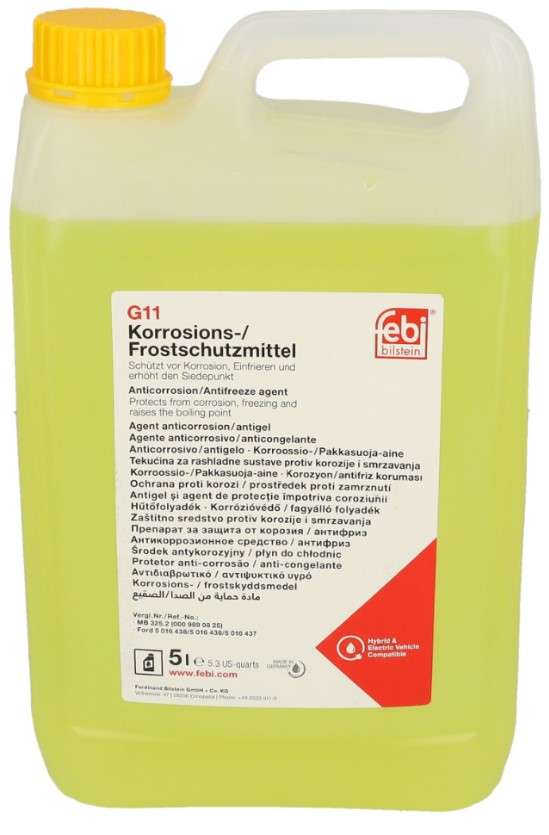 ANTICONGELANTE CONCENTRADO AMARILLO VERDE 5 L HASTA 1995