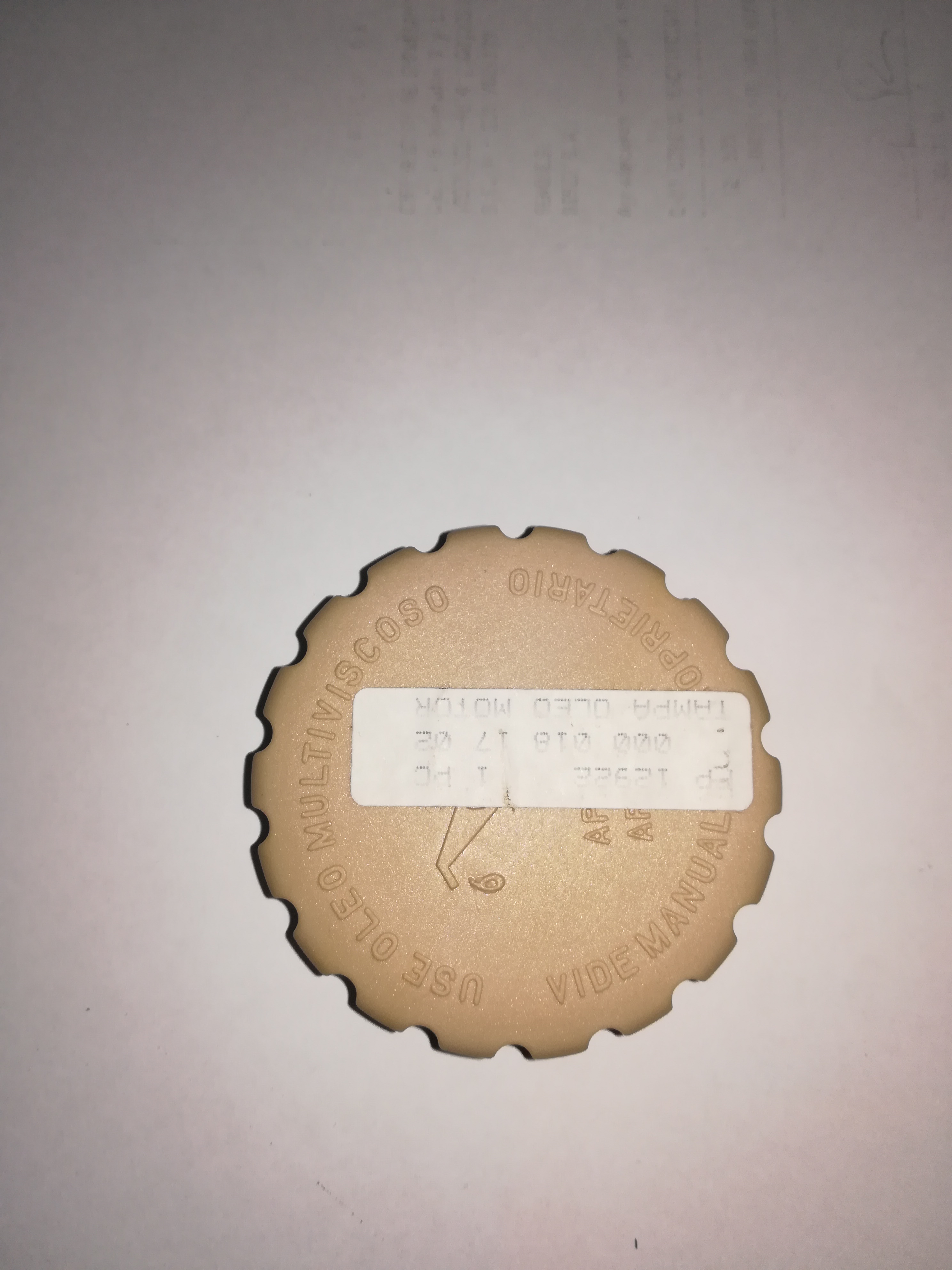 TAPON LLENADO ACEITE TAPA VALVULAS SPRINTER 310D/312D OM632